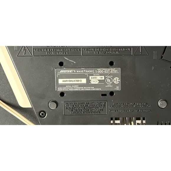 Bose Wave Radio Model AWR1-1W AM/FM Alarm Clock With Dual Alarms & Backlit Displ - Picture 3 of 5